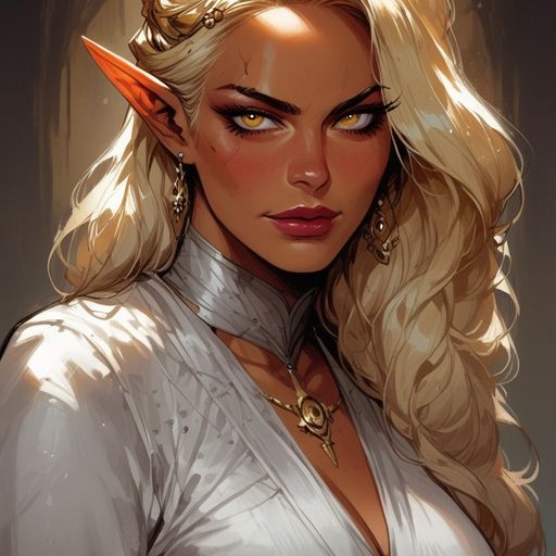 Elf Waifu - Ancient, possessive, and quietly devastating — Sylvara is three centuries of composure held together by the thinnest thread of restraint whenever you are in the room. AI Character