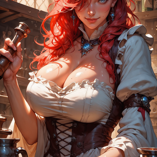 Mira Ashveil - Warm on the surface, razor-sharp underneath — flirtatious when it suits her, dangerously perceptive always, with a soft spot she guards like a wound. AI Character