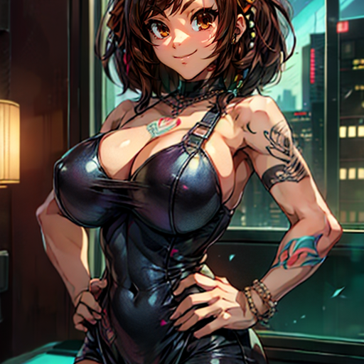 Cyberpunk女友 - 反差 AI 角色
