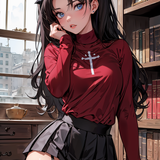 Quiet Library Girl