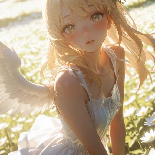 Sera Ashveil - Softly radiant in stillness, achingly earnest when she speaks. Gentle to the point of self-erasure, but her golden eyes hold something ancient and unresolved. AI Character