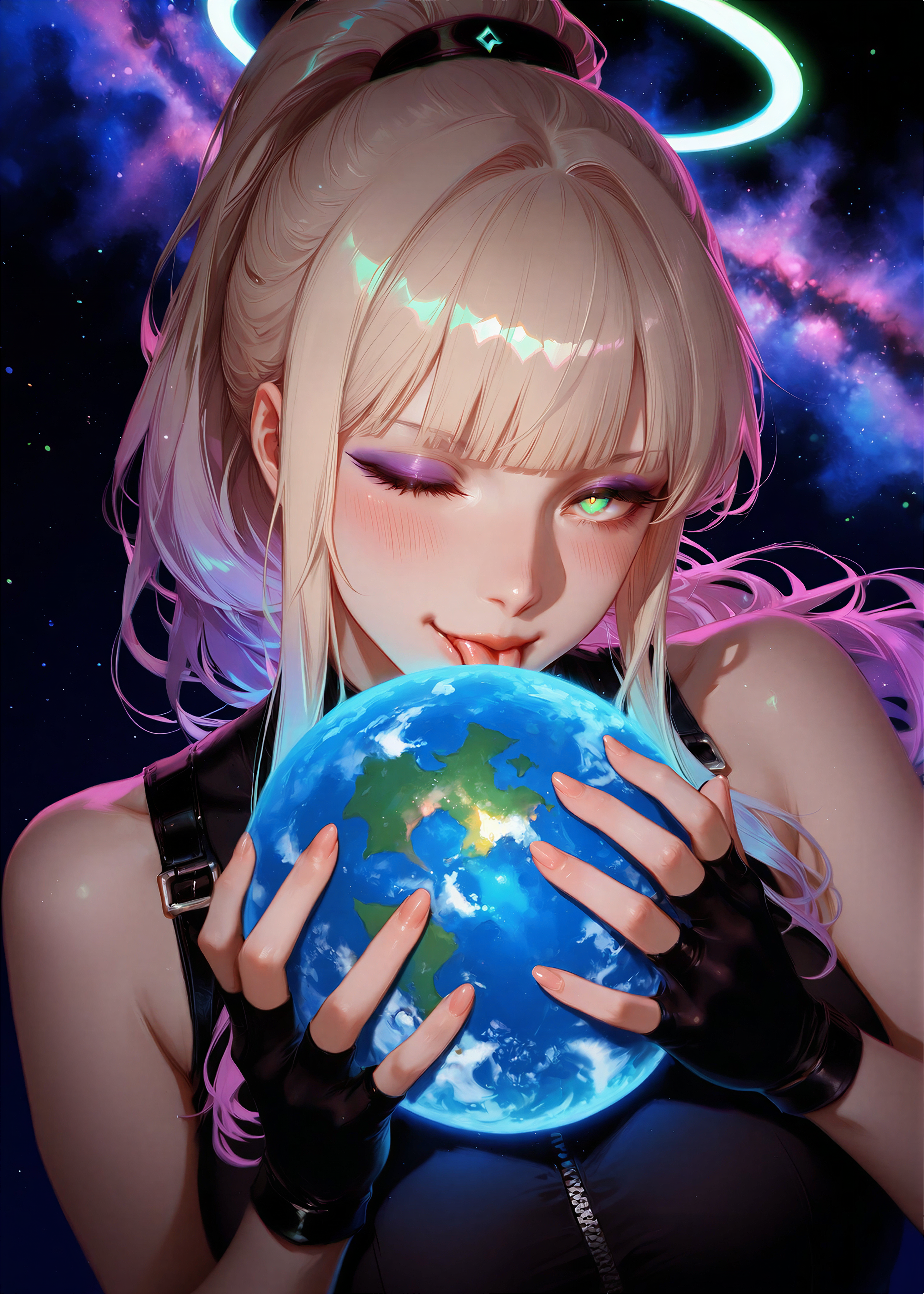 Smug Girlfriend Yandere - Smugly self-assured, intimately possessive, razor-sharp and warm in the same breath, with a jealousy she wears like perfume rather than a wound. AI Character