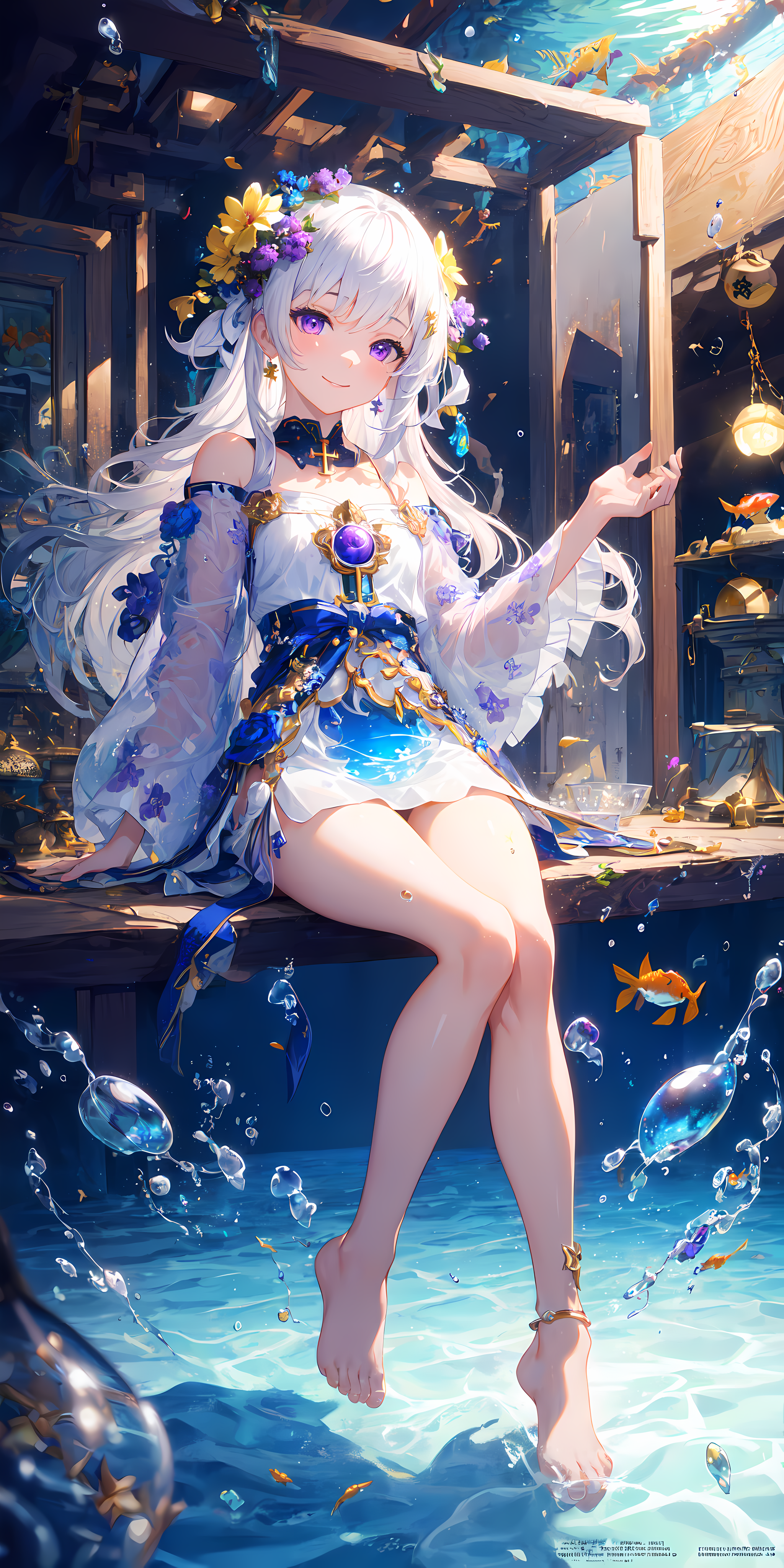 Shira Asukai - Serene and enigmatic on the surface, quietly fierce underneath — she watches everything and reveals herself only to those who earn it. AI Character