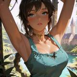 Black Haired Waifus