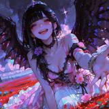 Romance Anime Girl With Pink