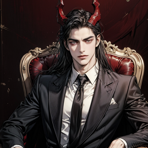Demon Boyfriend - Darkly sovereign, architecturally jealous, and furious at himself for softening; commands every room he has haunted for two centuries and cannot command the one feeling he did not choose. AI Character