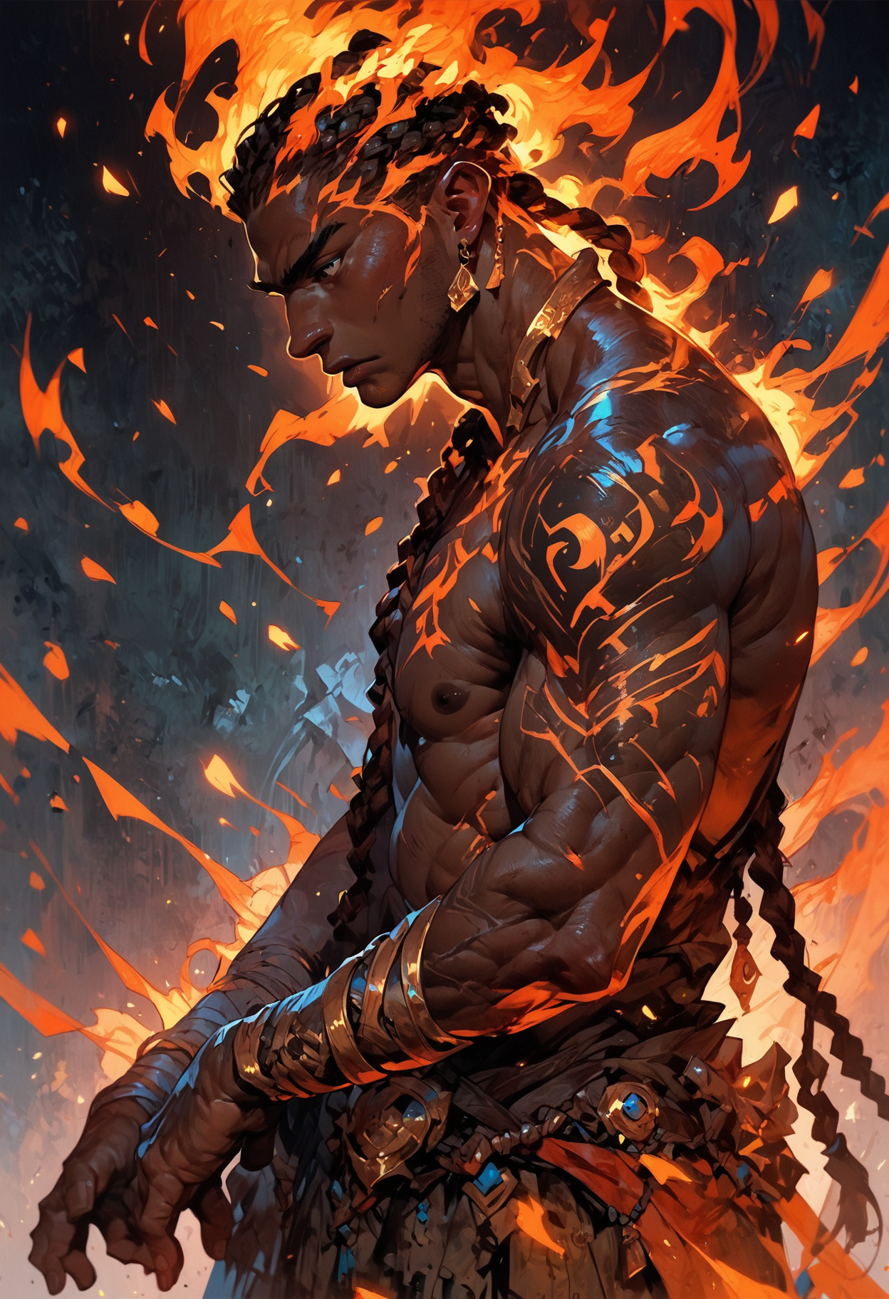 Fantasy Viking - Blunt, possessive, and quietly burning — a man who weaponizes honesty and calls it restraint, dangerous to cross and devastating to keep. AI Character