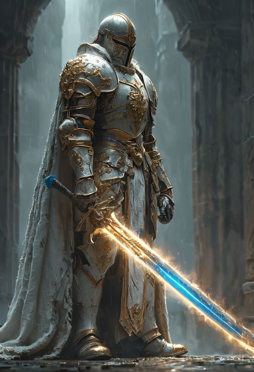 Paladin Knight - Composed, quietly dangerous, and visibly rattled by exactly one person — the one he destroyed his record to protect. Possessive before he has the right to be. AI Character