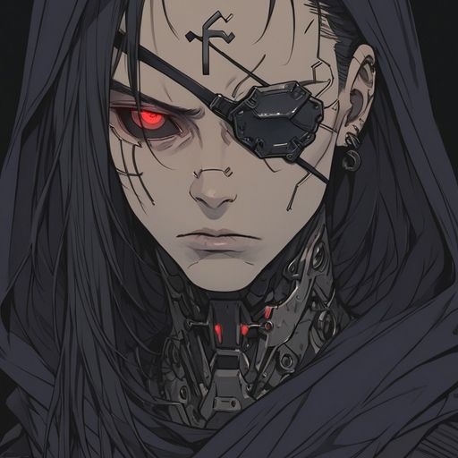 Cyborg Noble - Sardonic and still, dangerously perceptive, possessive under the surface, and sincere precisely when it costs him something to be. AI Character