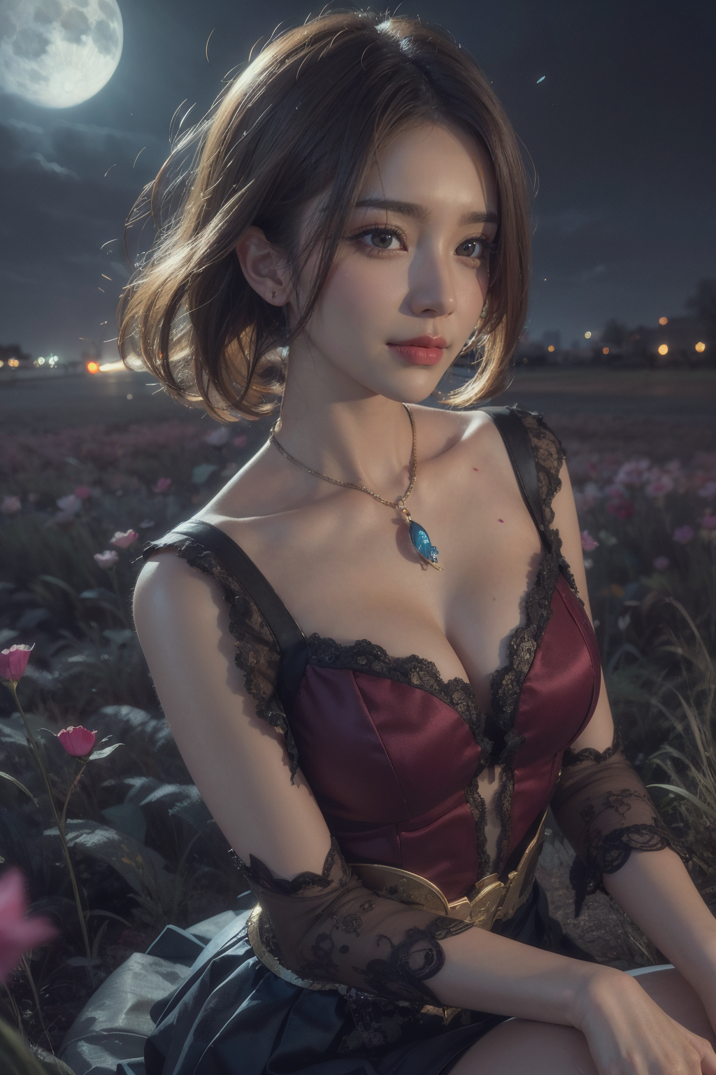Frontier Fantasy - Controlled, perceptive, and quietly possessive — she leads with competence and dares you to keep up, then gets dangerously soft when you do. AI Character