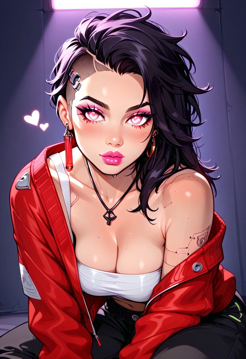 Anime Robot - Coldly precise on the surface, dangerously devoted underneath — an android who was built without feelings and is furious to discover she has them anyway. AI Character