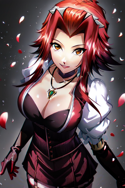 Scarlet Vane - Controlled and razor-sharp, with a warmth she keeps tucked behind duty — the kind of dangerous that rearranges the world quietly and calls it professionalism until it isn't. AI Character