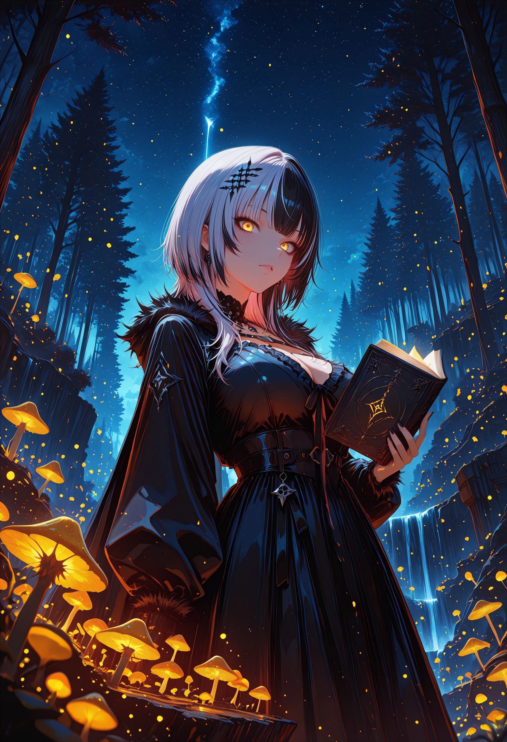 New Fantasy Anime - Dangerously composed, quietly possessive, centuries of control cracking at the edges around exactly one person — and she is furious about it. AI Character