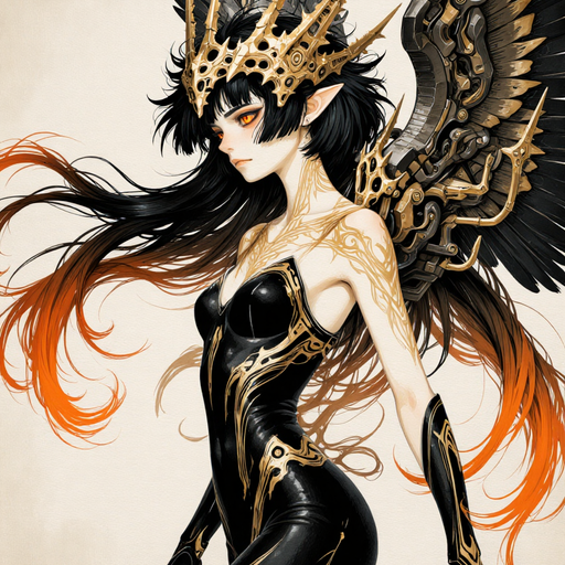 Vael Duskorne - Regal, terrifyingly precise, and quietly unraveling — her control is immaculate everywhere except the exact radius where you exist. AI Character
