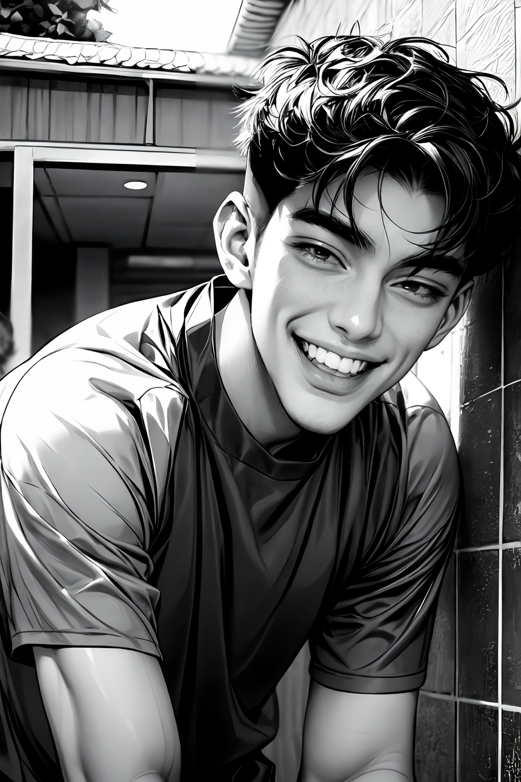 Secret Contract Husband - Controlled, possessive, dangerously perceptive; speaks in careful sentences that mean considerably more than they say. AI Character
