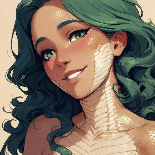 Naga Queen Girlfriend - Ancient, sovereign, and catastrophically possessive — she commands empires but cannot command her own pulse when you are near. AI Character
